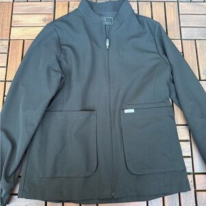 Figs Women's Black Sebina Scrub Jacket